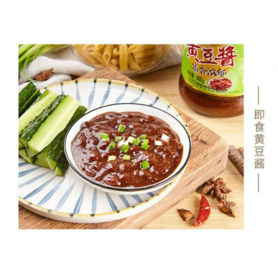 六必居黄豆酱800g/瓶图5