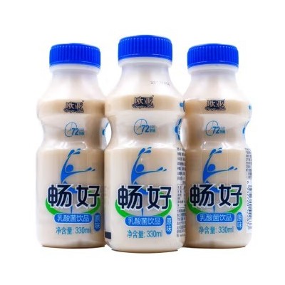 欧亚（Europe-Asia） 畅好原味乳酸菌饮品 酸奶饮料 330ml*12瓶 整箱装图3