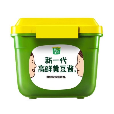 欣和葱伴侣黄豆酱500g/盒图2