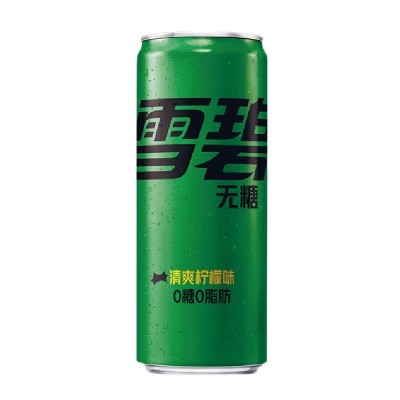 张艺兴代言雪碧无糖汽水碳酸饮料330ml*24罐摩登罐整箱可口可乐图5