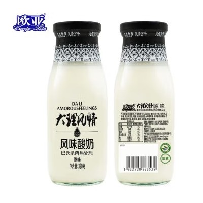 欧亚（Europe-Asia） 欧亚大理风情风味酸奶常温酸奶 早餐乳制品 320g*10瓶 整箱装图4