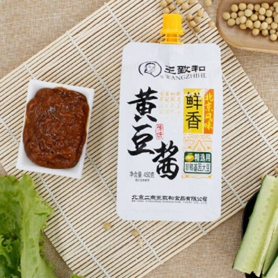 王致和黄豆酱450g/袋 拌饭拌面炸酱面图3