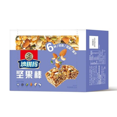 徐福记沙琪玛坚果棒 350g*6块 整箱装图5