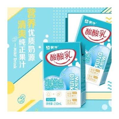 蒙牛 酸酸乳营养乳味饮品钙+锌利乐包 250ml*24包 整箱装图6