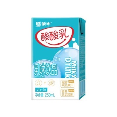 蒙牛 酸酸乳营养乳味饮品钙+锌利乐包 250ml*24包 整箱装图5