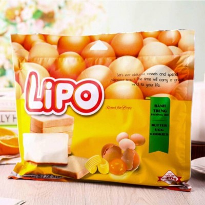 LIPO 越南LIPO牌鸡蛋面包干黄油味300g*6/箱图5