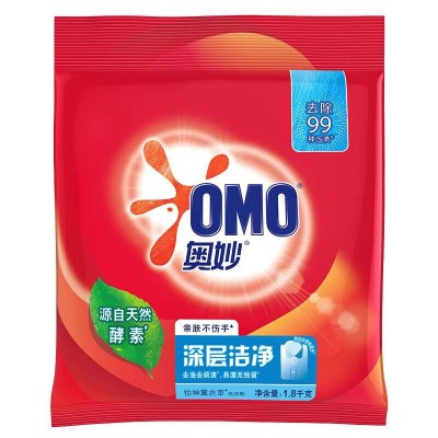 奥妙(OMO)洗衣粉深层洁净1.8KG*3怡神薰衣草持久清香图6