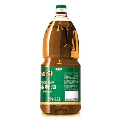 中粮福临门浓香压榨菜籽油传统压榨工艺风味浓郁1.5L/桶图2