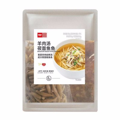 西贝羊肉汤筱面鱼鱼300g*3图2