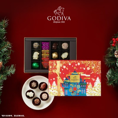 歌帝梵（GODIVA）冬日缤纷巧克力礼盒15颗装图5