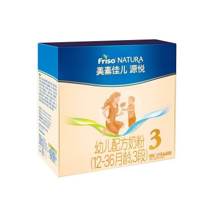 美素佳儿 源悦(Friso NATURA)幼儿配方奶粉 3段 盒装1200g*3图4