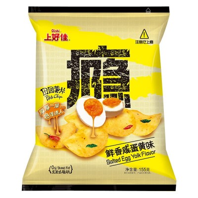 上好佳上好佳休闲膨化零食咸蛋黄薯片 袋装155g*1袋图3