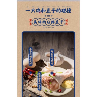 三只松鼠（Three Squirrels）豆干制品网零食 【尝鲜】Q滑豆干300g(约30包)图4