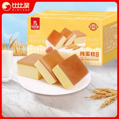 比比赞（BIBIZAN）纯蛋糕 600g*1箱 整箱装图4