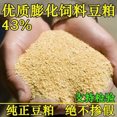 旺财饲料43%蛋白 豆粕100g送密封袋豆粕饲料喂鸡100斤黄豆粕豆喂鸭喂鹅豆粕粉小麦麸子皮喂猪芦丁鸡图3