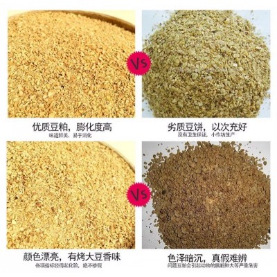 旺财饲料43%蛋白 豆粕（100斤）豆粕饲料喂鸡100斤黄豆粕豆喂鸭喂鹅豆粕粉小麦麸子皮喂猪芦丁鸡图4