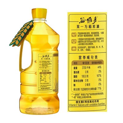 金龙鱼稻米油一级压榨含谷维素与植物笛醇1.8L/桶图3