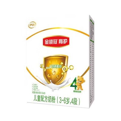 伊利 奶粉 金领冠育护 儿童配方奶粉 4段（3-6岁儿童适用）400克/盒图5