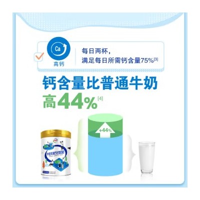 伊利 中老年高钙低脂奶粉 高膳食纤维 0蔗糖添加 送礼送长辈 礼盒装 850g*2罐图4