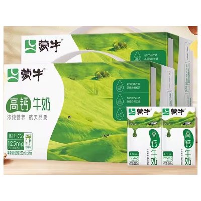 蒙牛高钙牛奶利乐包250ml×24盒图4