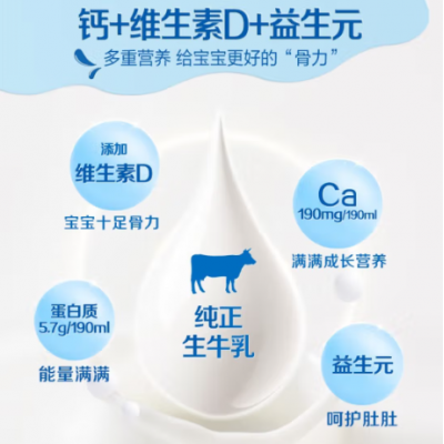 蒙牛未来星儿童成长牛奶佳智型 190ml*15图5