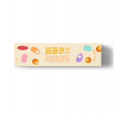 三元 益菌多 黄桃果粒 125g*8/箱 酸奶酸牛奶图3