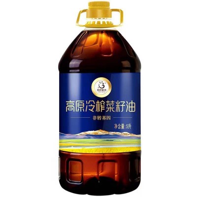 天府菜油高原菜籽油 礼盒装5L/桶图1