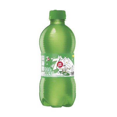 百事7喜清爽柠檬水果味碳酸饮料300ml*12瓶整箱图1