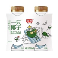 光明一只椰子牛乳饮品 250ml*4瓶 整箱装