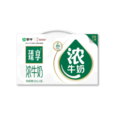 蒙牛臻享浓牛奶苗条包250ml×10包整箱 十箱起售 43元/箱图1