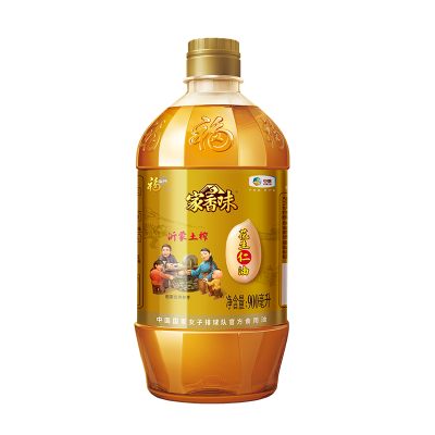 中粮福临门家香味沂蒙土榨花生仁油传承士榨工艺香味浓郁900ml/桶图1