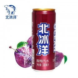 北冰洋酸梅汽水330ml*24罐 老北京酸梅汤罐装西梅汁果汁碳酸饮料图4