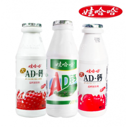 娃哈哈AD钙奶混合口味草莓味220ml/24瓶早餐奶酸奶儿童牛奶散装批发图3