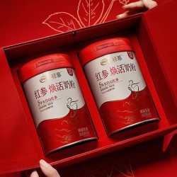 伊利奶粉400g 女士成人奶粉 营养早餐冲饮牛奶粉 红参罐装*2礼盒+高钙高蛋白图5