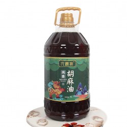 物理压榨纯香胡麻油5L石磨年代非转基因，无任何添加剂图6