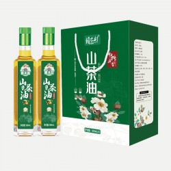 赣之村山茶油 油茶籽压榨一级食用油礼盒装500ml*2瓶图6