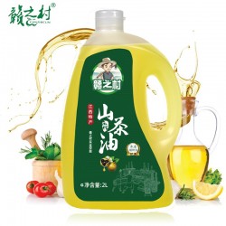 赣之村压榨一级纯山茶油食用油家庭装2L/瓶图2