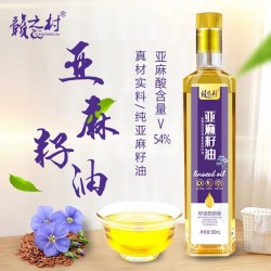 赣之村亚麻籽油500ml*2瓶礼盒装图5