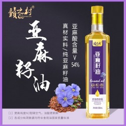 赣之村亚麻籽油500ml*2瓶礼盒装图3