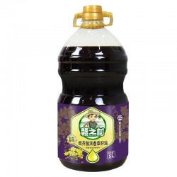 赣之村低芥酸浓香菜籽油5L食用油农家自榨非转基因纯正小榨菜籽油图5