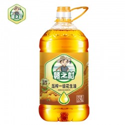 赣之村压榨一级花生油家用食用油纯正花生油桶装2.75L/桶图2