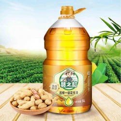 赣之村压榨一级花生油家用食用油纯正花生油桶装4.05L/桶图3