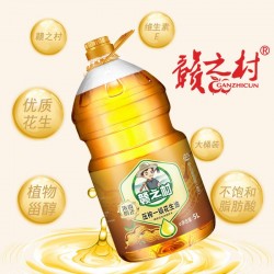 赣之村压榨一级花生油家用食用油纯正花生油桶装4.05L/桶图4