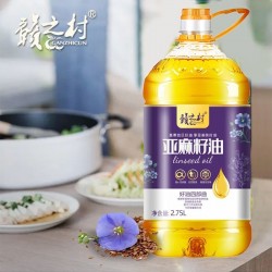 赣之村纯亚麻籽油冷榨一级 2.75L/桶图3