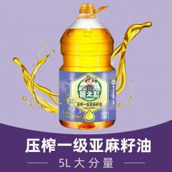 赣之村纯亚麻籽油冷榨一级 5L/桶图4