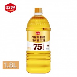 中好冷榨高油酸花生油1.8L/瓶图2