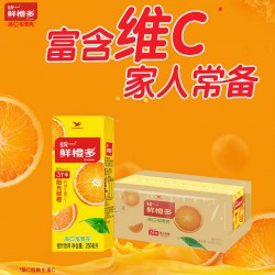 统一正品鲜橙多 250ml*24盒/箱 整箱装果汁橙汁饮料果味纸盒图2