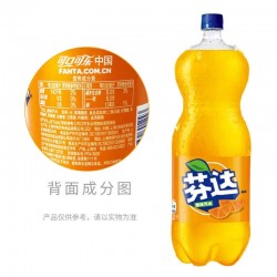 可口可乐(Coca-Cola大瓶芬达饮料橙味汽水碳酸饮料2L*6瓶婚宴酒席图7