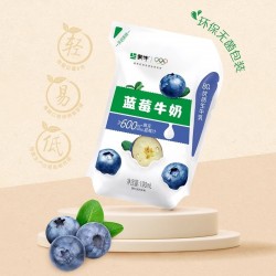 蒙牛蓝莓牛奶全脂牛奶 190ml*16袋 整箱装图2