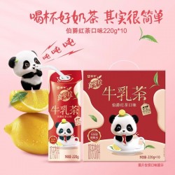 蒙牛真果粒伯爵红茶牛乳茶饮料 220g*10包*2箱 整箱装图3